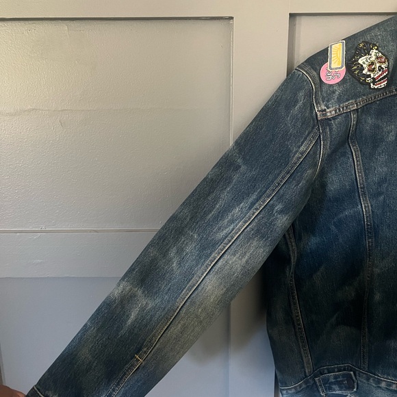 Levi’s Patchwork Denim Jacket - Picture 3 of 11